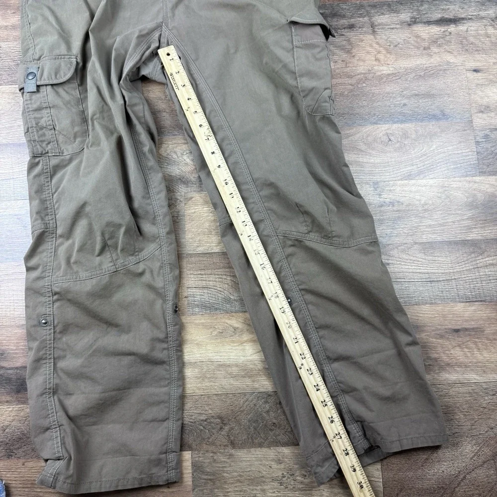Kuhl Legendary Straight Leg Pant Women 16 Short Brown Outdoor Hiking Utility